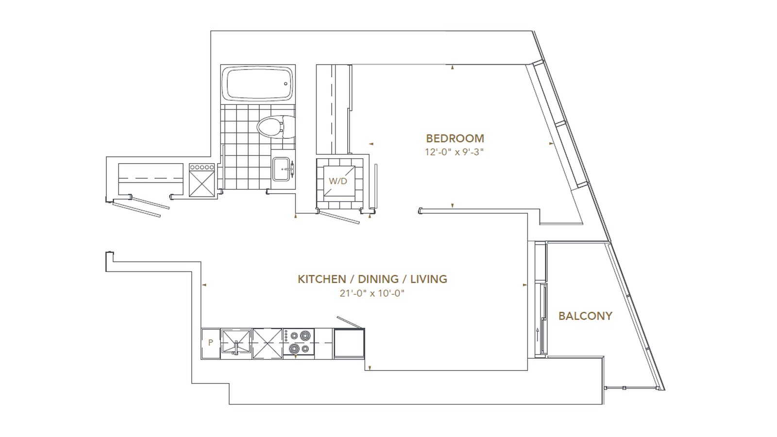 Residence 11 floor plan at Pinnacle SkyTower by Pinnacle International in Toronto, Ontario
