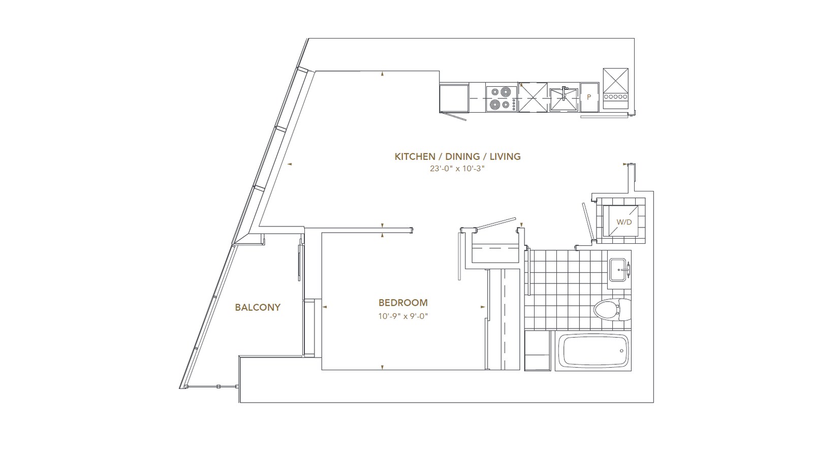 Residence 7 floor plan at Pinnacle SkyTower by Pinnacle International in Toronto, Ontario