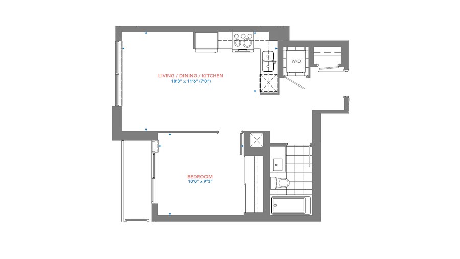 The Residence 2901 new home model plan at the Pinnacle Toronto East by Pinnacle International in Scarborough