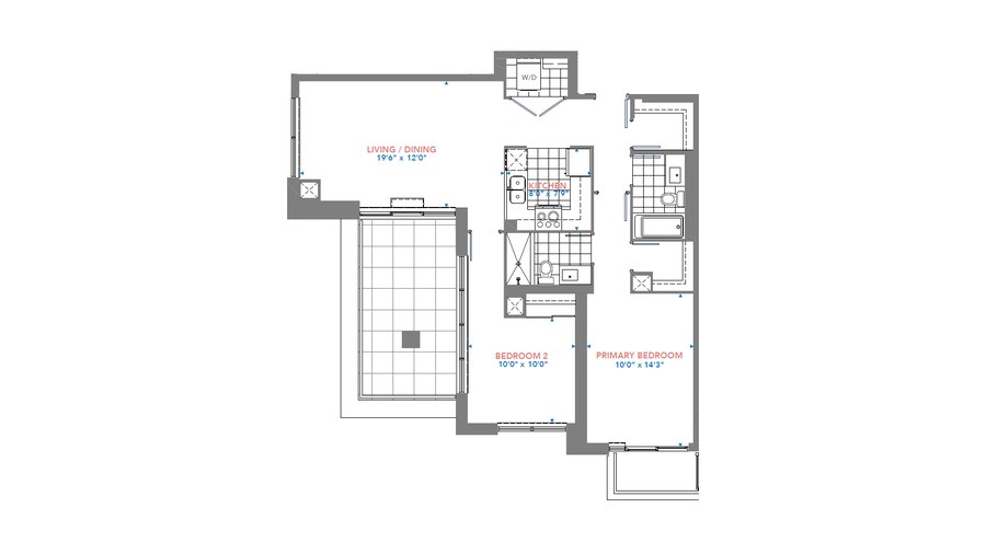 The Residence 2907 new home model plan at the Pinnacle Toronto East by Pinnacle International in Scarborough