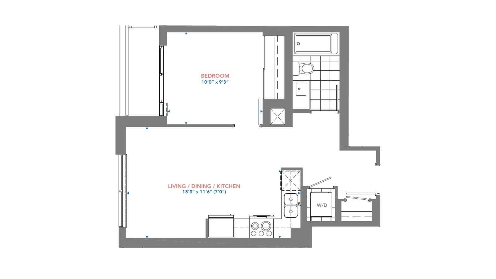 Residence 2908 floor plan at Pinnacle Toronto East by Pinnacle International in Scarborough, Ontario