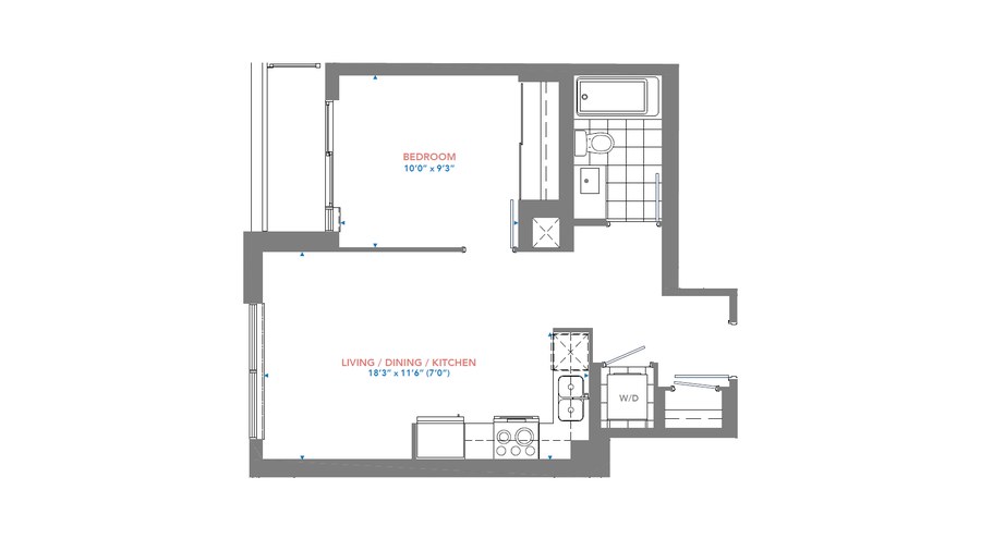 The Residence 2908 new home model plan at the Pinnacle Toronto East by Pinnacle International in Scarborough