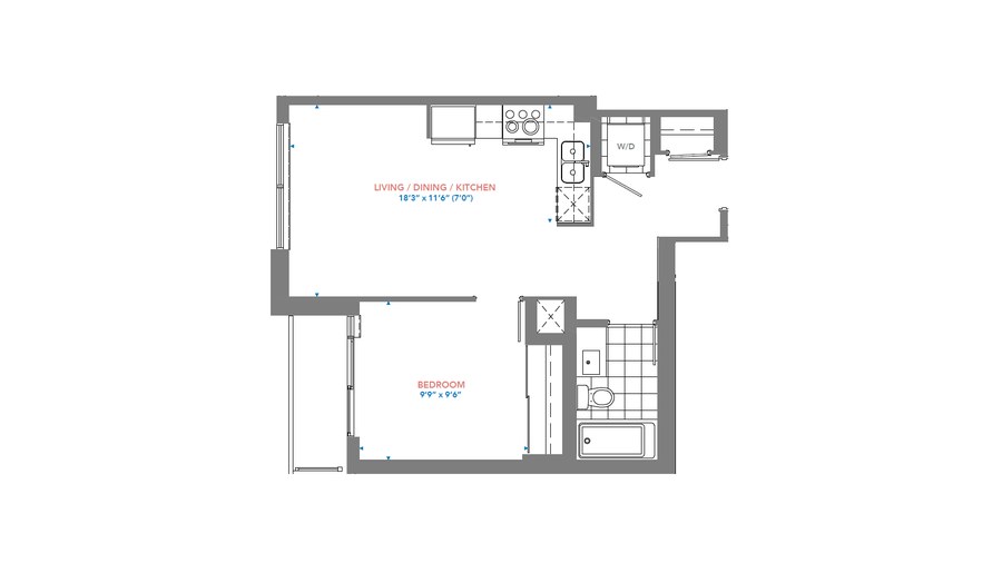 The Residence 3001 new home model plan at the Pinnacle Toronto East by Pinnacle International in Scarborough