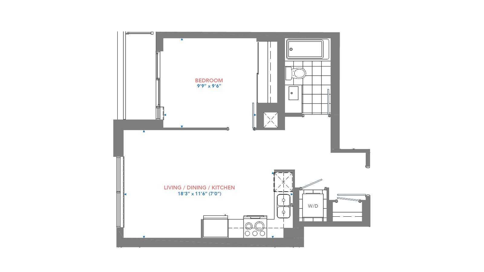 Residence 3008 floor plan at Pinnacle Toronto East by Pinnacle International in Scarborough, Ontario