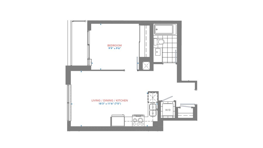 The Residence 3008 new home model plan at the Pinnacle Toronto East by Pinnacle International in Scarborough