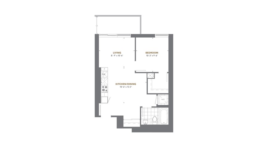 The Residence 05 A new home model plan at the The Prestige at Pinnacle One Yonge by Pinnacle International in Toronto