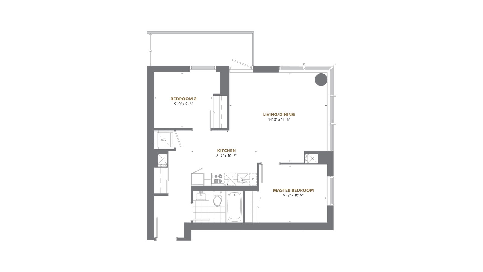 Residence  07 floor plan at The Prestige at Pinnacle One Yonge by Pinnacle International in Toronto, Ontario