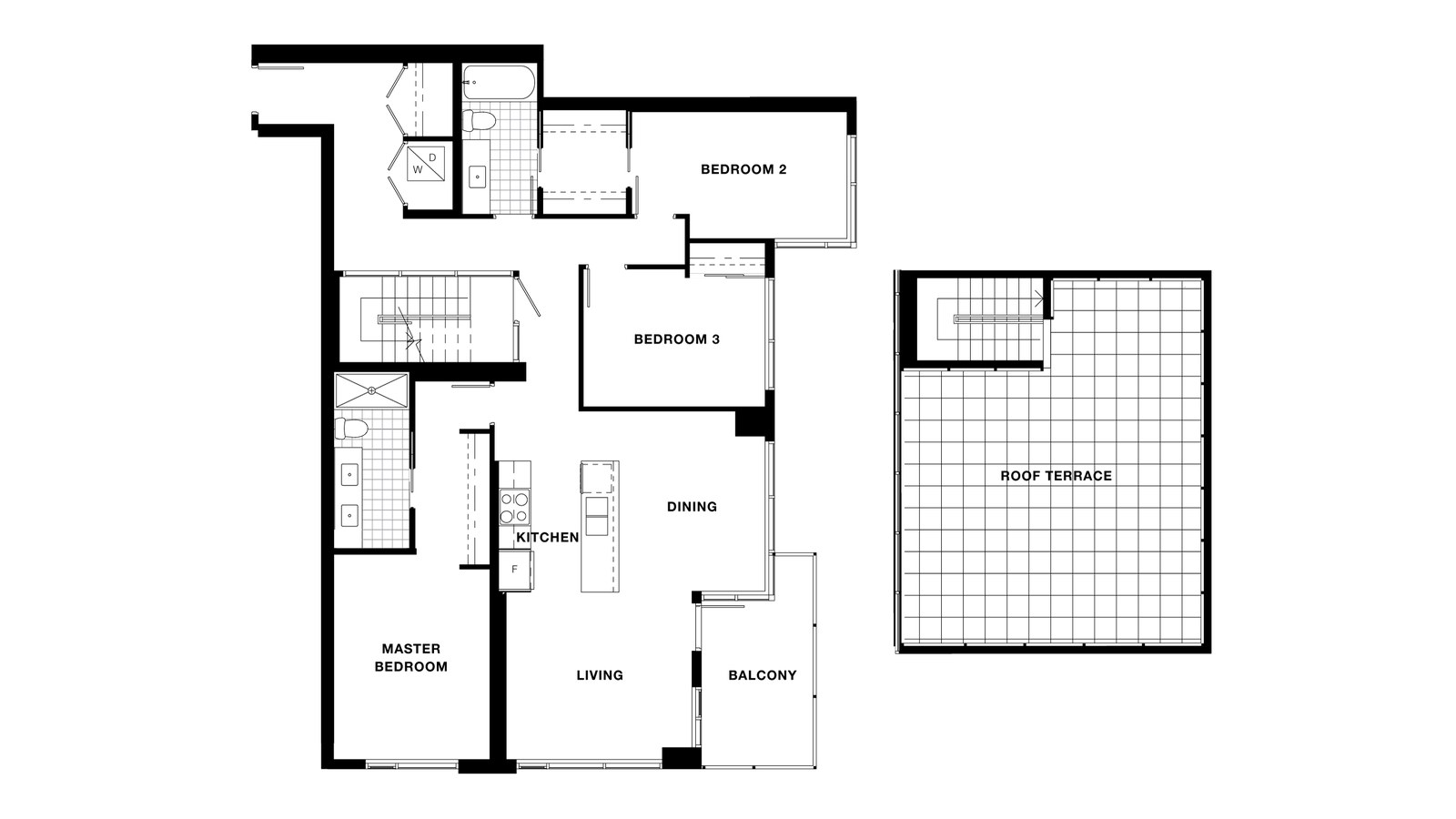 Penthouse 01 floor plan at Torino Pinnacle Living at Capstan Village by Pinnacle International in Richmond, British Columbia