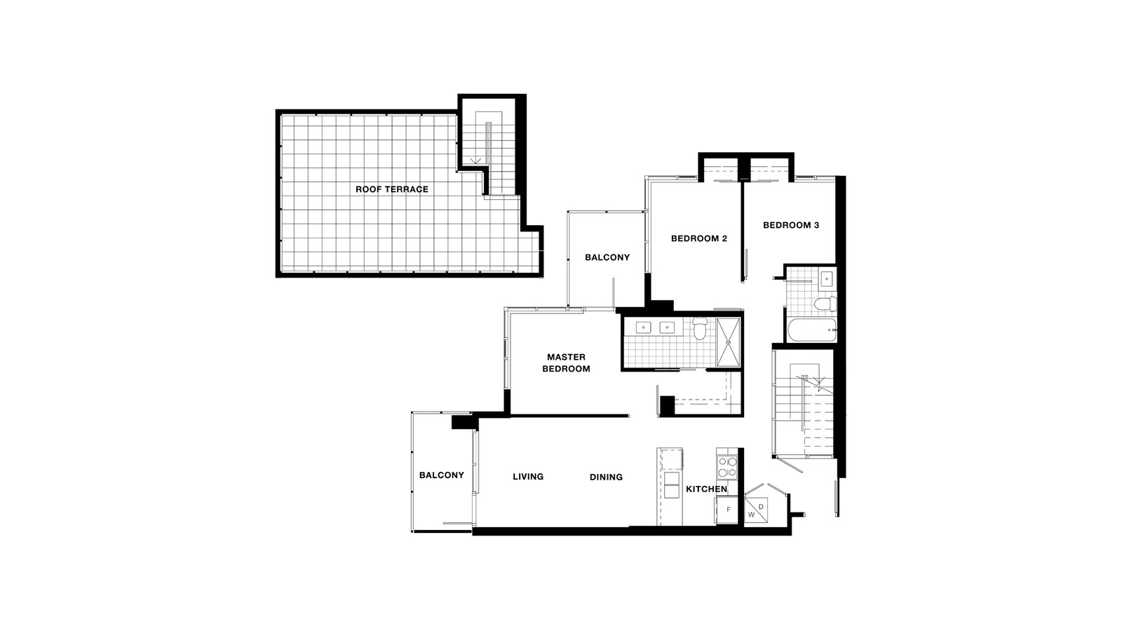 Penthouse 04 floor plan at Torino Pinnacle Living at Capstan Village by Pinnacle International in Richmond, British Columbia