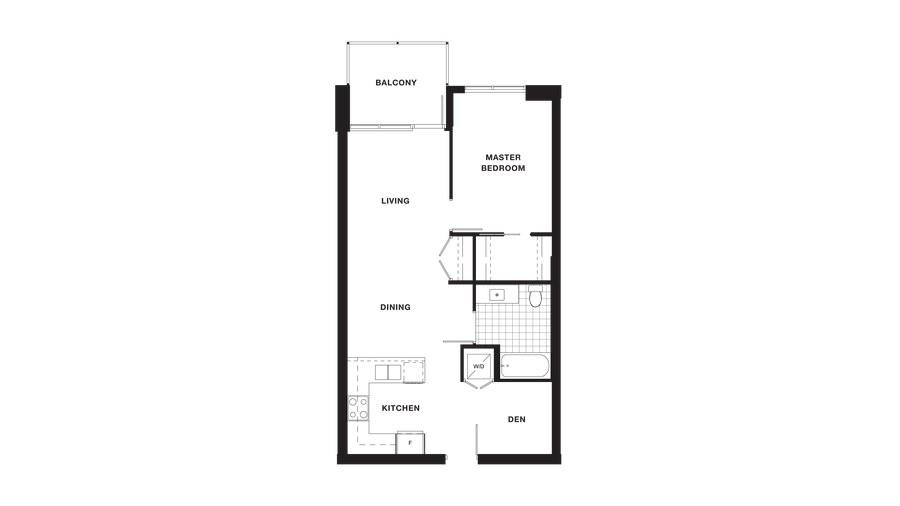The Suite 1202, 1502 to 1702 new home model plan at the Torino Pinnacle Living at Capstan Village by Pinnacle International in Richmond