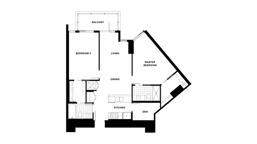 The Suite 601, 703 new home model plan at the Torino Pinnacle Living at Capstan Village by Pinnacle International in Richmond