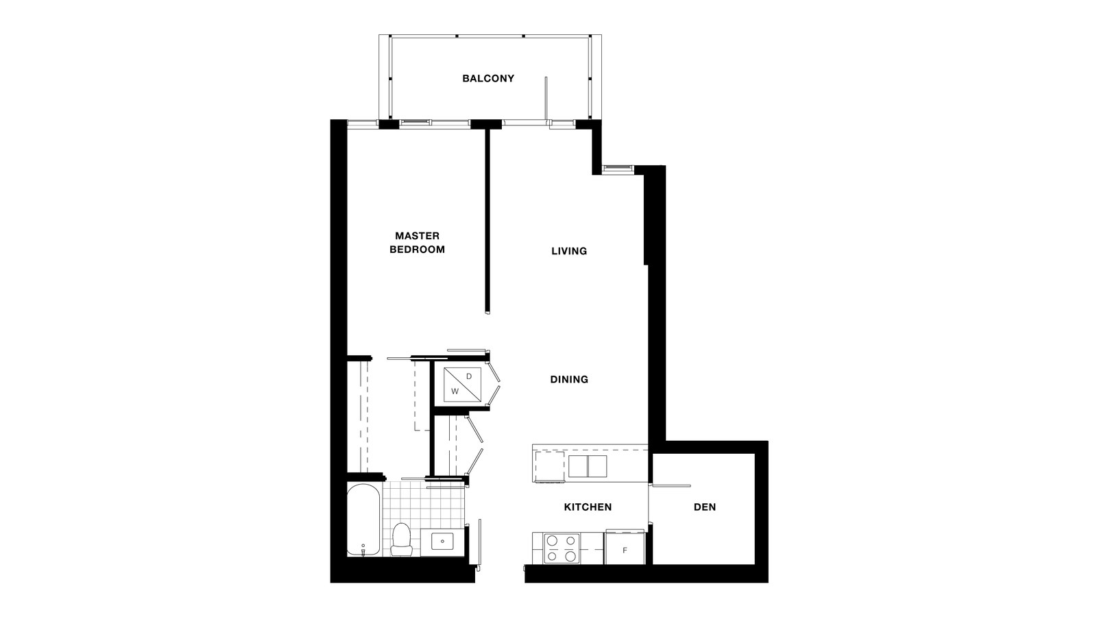Suite 905 to 1205, 1505 floor plan at Torino Pinnacle Living at Capstan Village by Pinnacle International in Richmond, British Columbia
