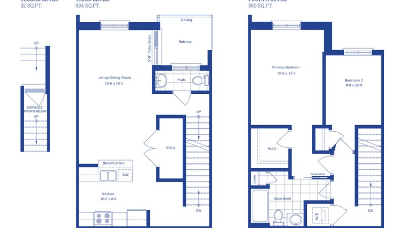 The The Agave new home model plan at the Viva Towns by Polocorp in Kitchener