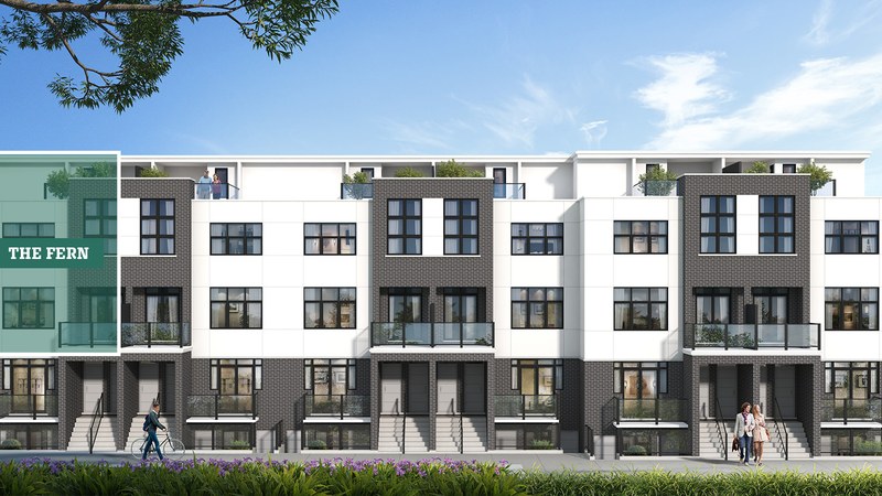 The The Fern new home model plan at the Viva Towns by Polocorp in Kitchener