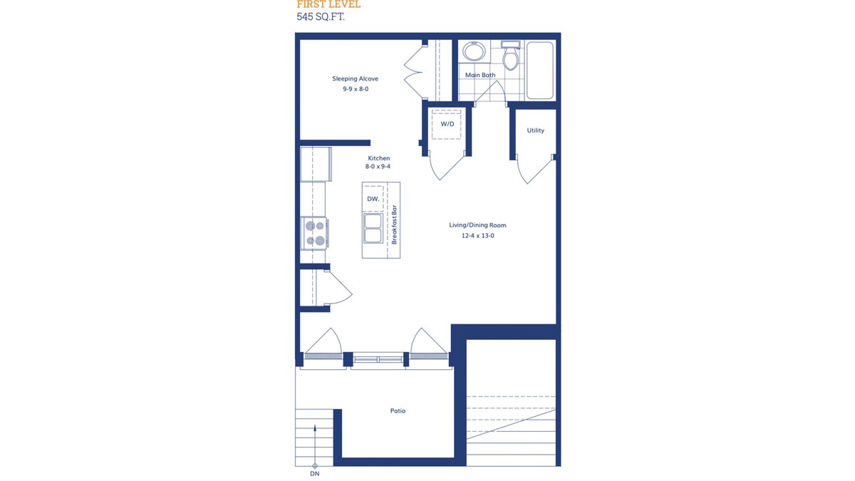 The Lemon Leaf floor plan at Viva Towns by Polocorp in Kitchener, Ontario