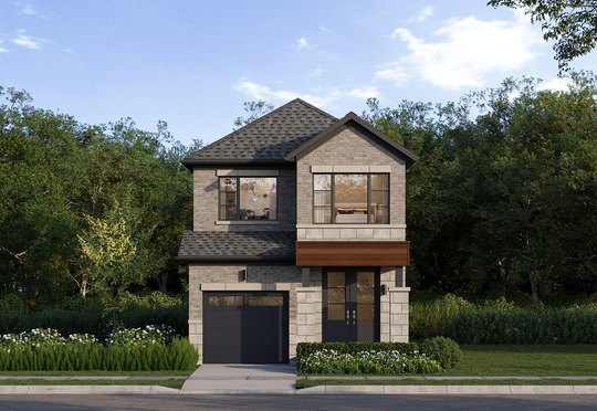 The Jackson new home model plan at the Appellation by Primont Homes in Welland