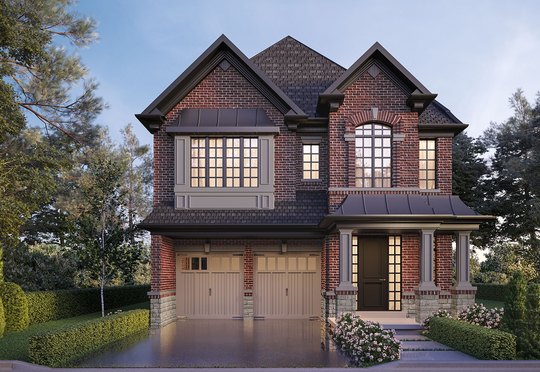 The 3805 new home model plan at the Joshua Creek Montage by Primont Homes in Oakville