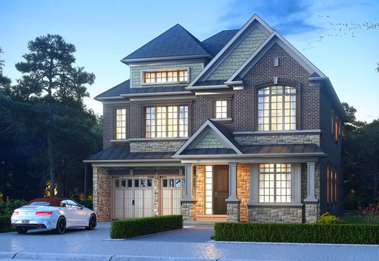 The 4502 new home model plan at the Joshua Creek Montage by Primont Homes in Oakville