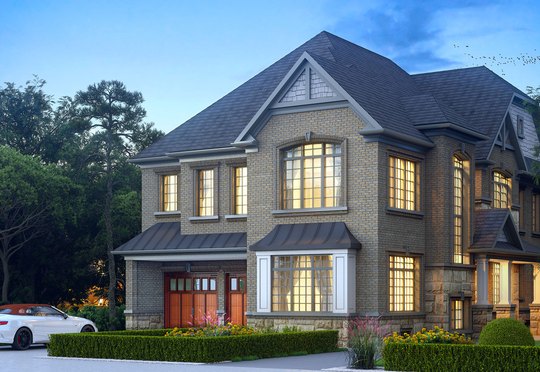 The 4503 new home model plan at the Joshua Creek Montage by Primont Homes in Oakville