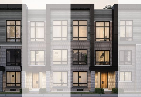 The RLT 02 new home model plan at the Joshua Creek Montage by Primont Homes in Oakville