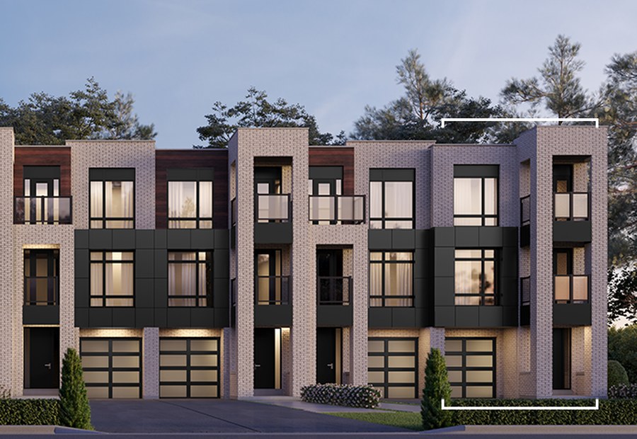 TH-3 Upgrade floor plan at SXSW by Primont Homes in Vaughan, Ontario