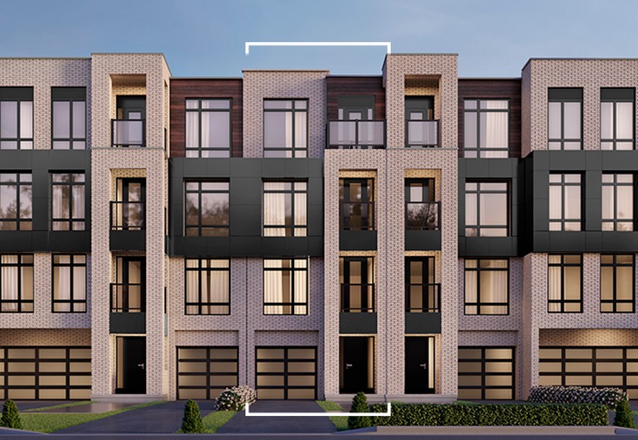 TH-5 floor plan at SXSW by Primont Homes in Vaughan, Ontario