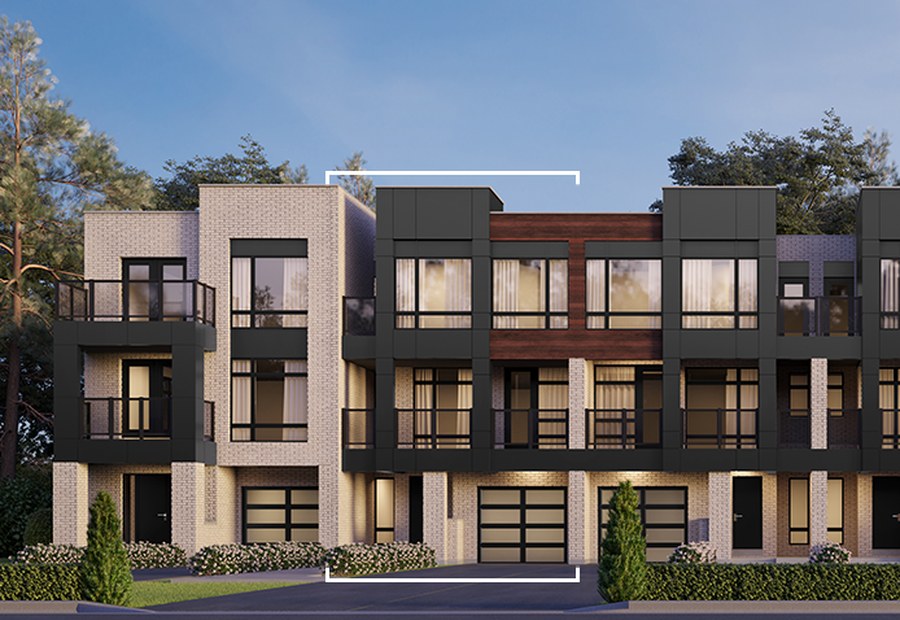 UT-1 floor plan at SXSW by Primont Homes in Vaughan, Ontario