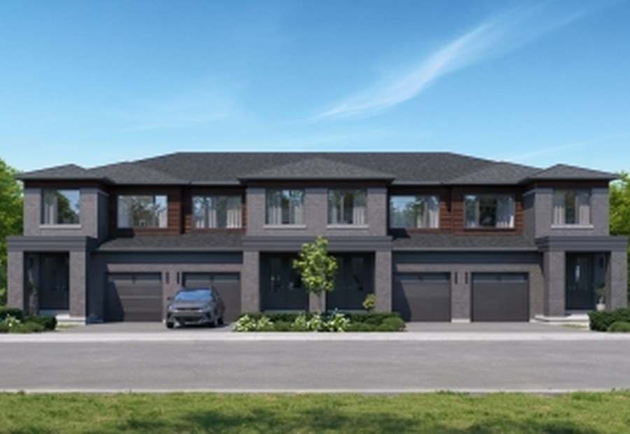 Oliver End floor plan at Wasaga Walk by Primont Homes in Wasaga Beach, Ontario