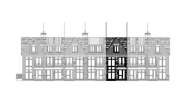 The Unit 3 new home model plan at the The Lake House by Queenscorp in Mississauga