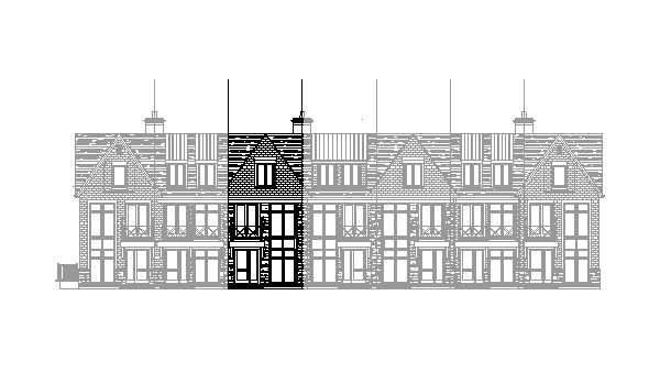The Unit 5 new home model plan at the The Lake House by Queenscorp in Mississauga