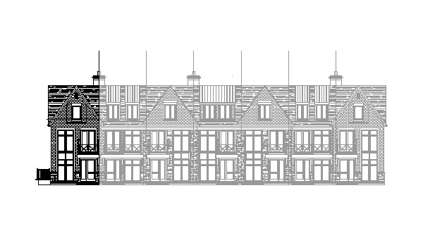 The Unit 7 new home model plan at the The Lake House by Queenscorp in Mississauga