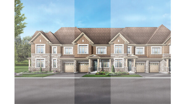 The Yonge new home model plan at the Anchor Woods by Regal Crest Homes in Holland Landing