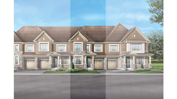 The Robinson new home model plan at the Anchor Woods by Regal Crest Homes in Holland Landing