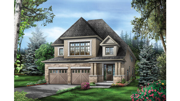The Holland new home model plan at the Anchor Woods by Regal Crest Homes in Holland Landing