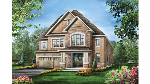 The Georgian new home model plan at the Anchor Woods by Regal Crest Homes in Holland Landing