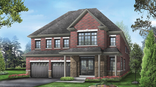 The Osler new home model plan at the Bondhead by Regal Crest Homes in Bradford