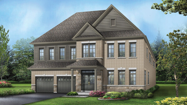 The Clarington new home model plan at the Bondhead by Regal Crest Homes in Bradford