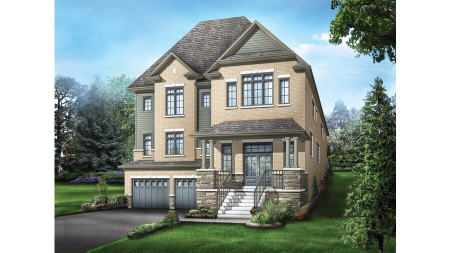 Linton floor plan at Bondhead by Regal Crest Homes in Bradford, Ontario