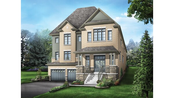 The Linton new home model plan at the Bondhead by Regal Crest Homes in Bradford