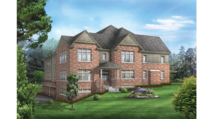 Newcastle floor plan at Bondhead by Regal Crest Homes in Bradford, Ontario