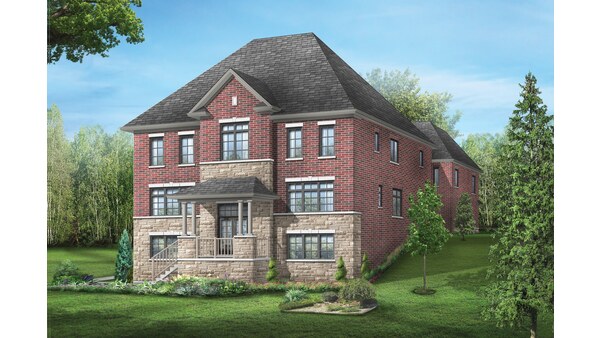 The Randall new home model plan at the Bondhead by Regal Crest Homes in Bradford