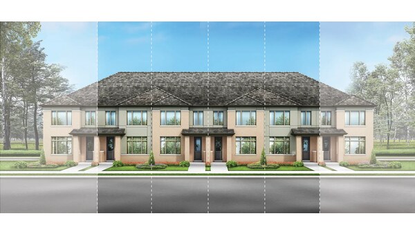 The Macdonald new home model plan at the Mayfield Village by Regal Crest Homes in Brampton