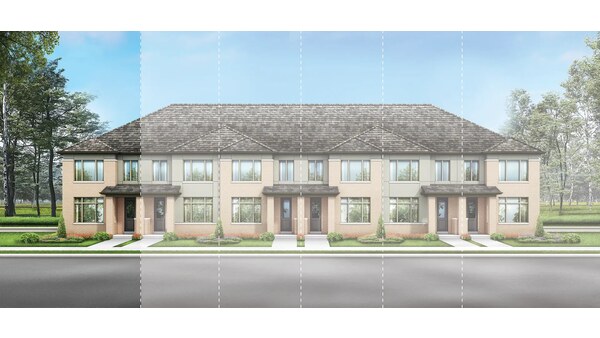 The Macdonald End new home model plan at the Mayfield Village by Regal Crest Homes in Brampton