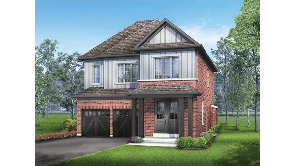 The Jackson new home model plan at the Mayfield Village by Regal Crest Homes in Brampton