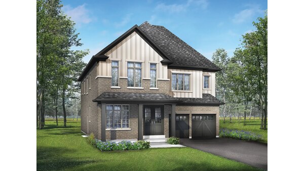 The Thomson new home model plan at the Mayfield Village by Regal Crest Homes in Brampton