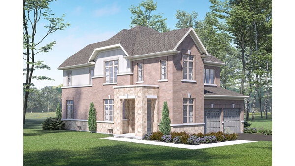 The Beverley new home model plan at the Simcoe Landing by Regal Crest Homes in Keswick