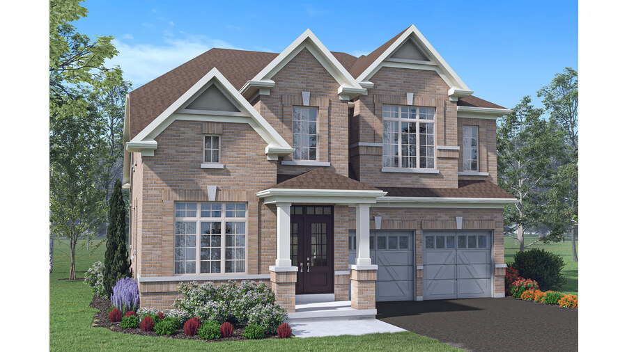 Keswick floor plan at Simcoe Landing by Regal Crest Homes in Keswick, Ontario
