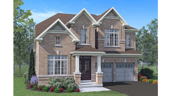 The Keswick new home model plan at the Simcoe Landing by Regal Crest Homes in Keswick
