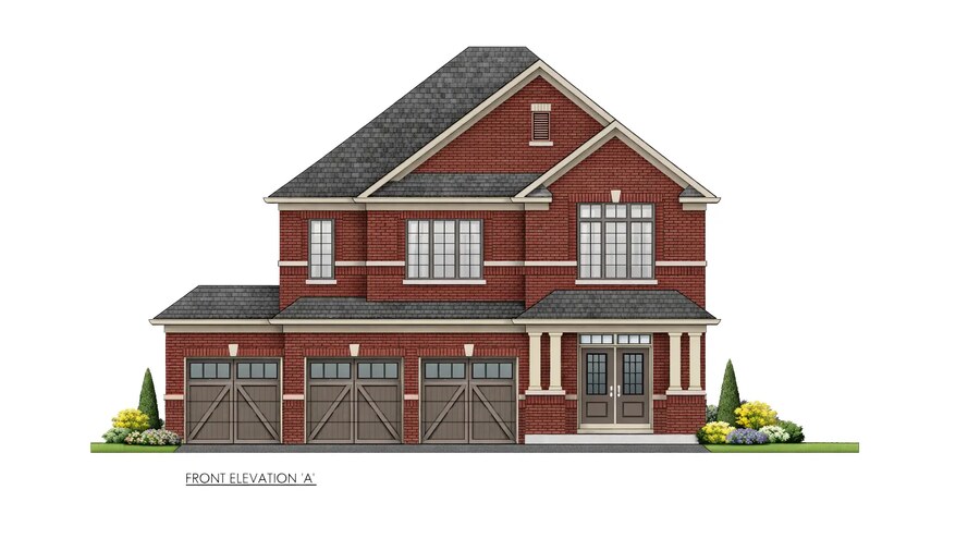Belmont floor plan at Simcoe Landing by Regal Crest Homes in Keswick, Ontario