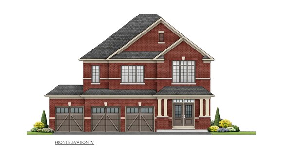 The Belmont new home model plan at the Simcoe Landing by Regal Crest Homes in Keswick
